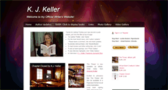 Desktop Screenshot of kjkeller-author.com