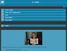 Tablet Screenshot of kjkeller-author.com